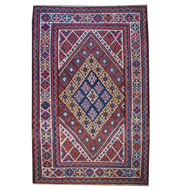 Antique tapis Kilim Bakhtiari en vente