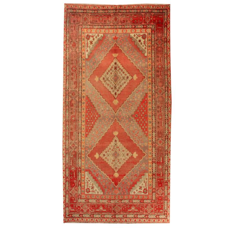 Antique Central Asian Samarkand Rug For Sale