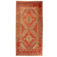 Vintage Central Asian Samarkand Rug