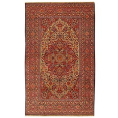 Lavar Kirman-Teppich aus dem 19. Jahrhundert