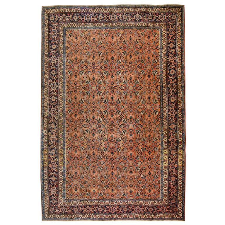 Persischer Täbriz-Teppich aus dem frühen 20. Jahrhundert im Angebot