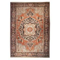 Persischer Serapi-Teppich aus dem 19.