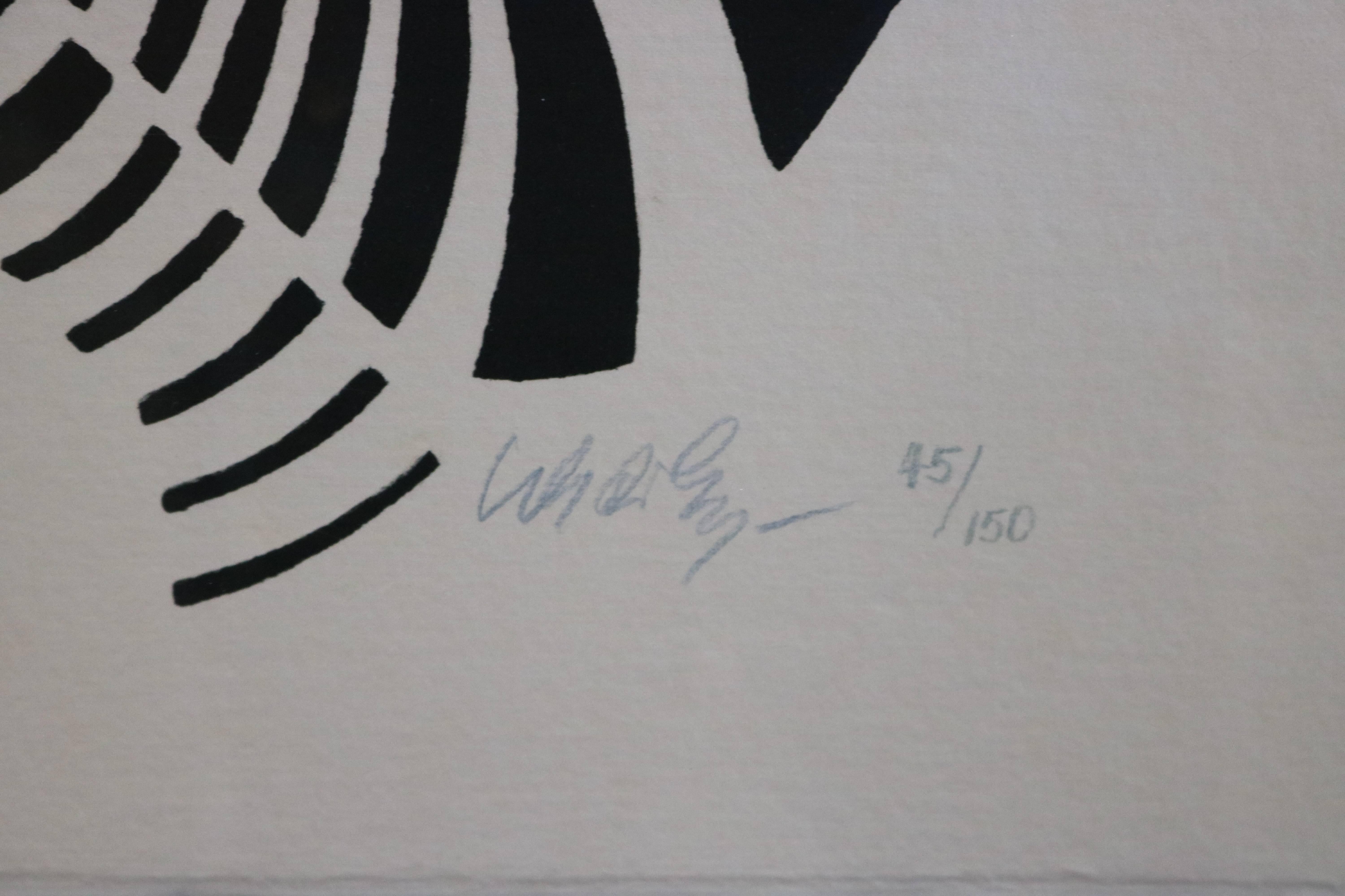 Dieser Papierabguss von Victor Vasarelys 