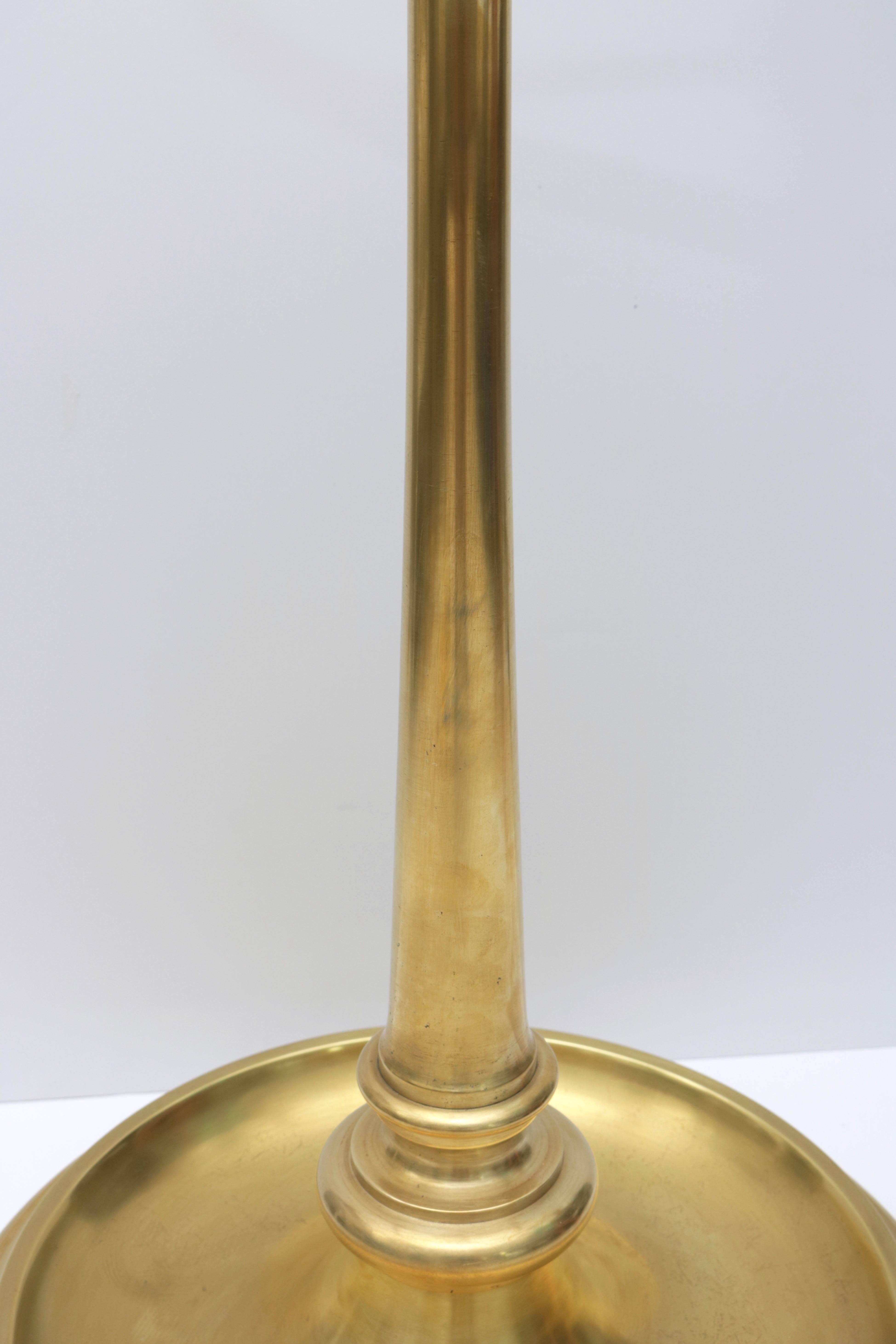 20th Century Large Scale Edwardian Style Brass Umbrella Stand