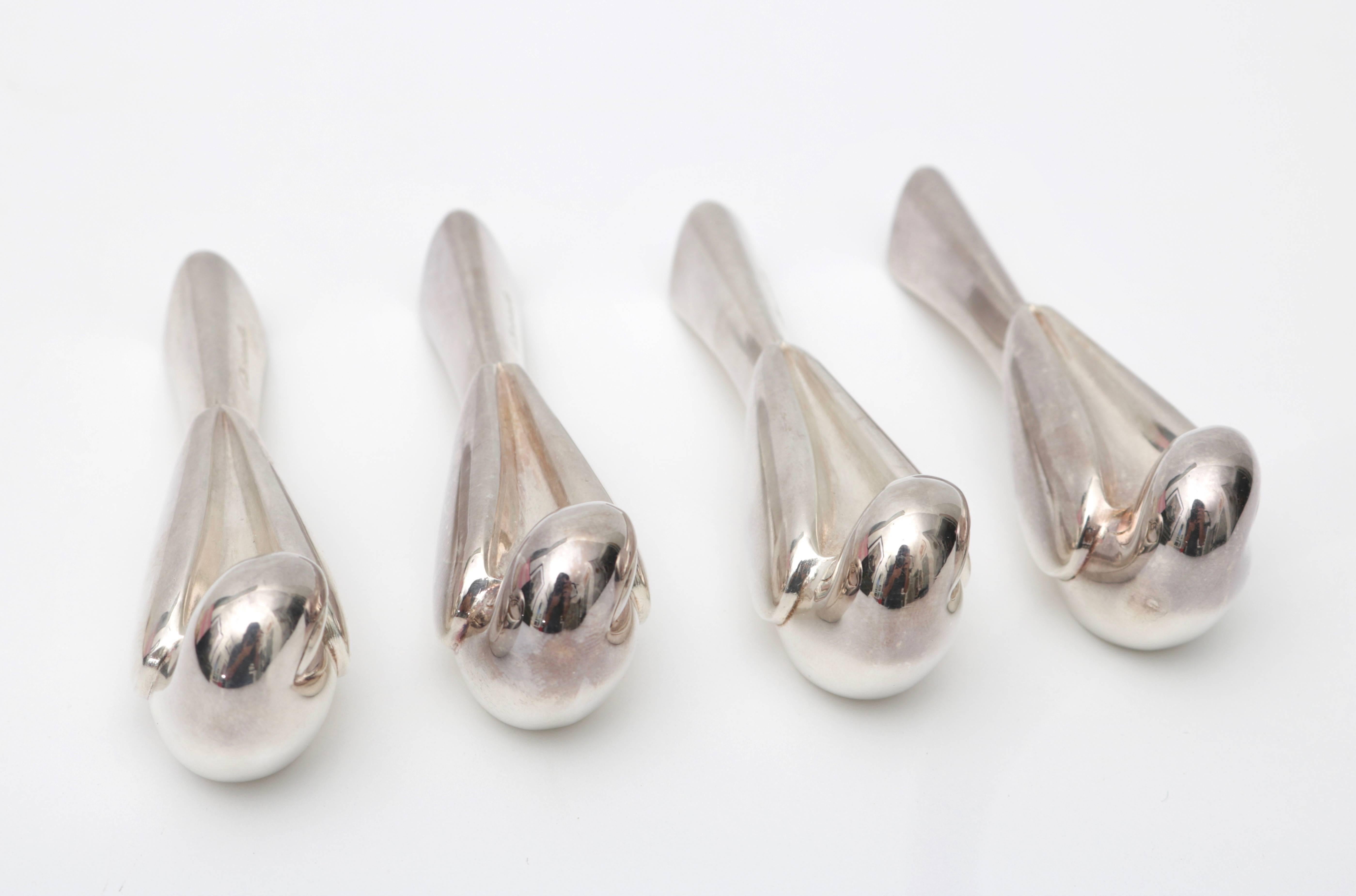 French Eight-Piece Art Deco Style Christofle of Paris 