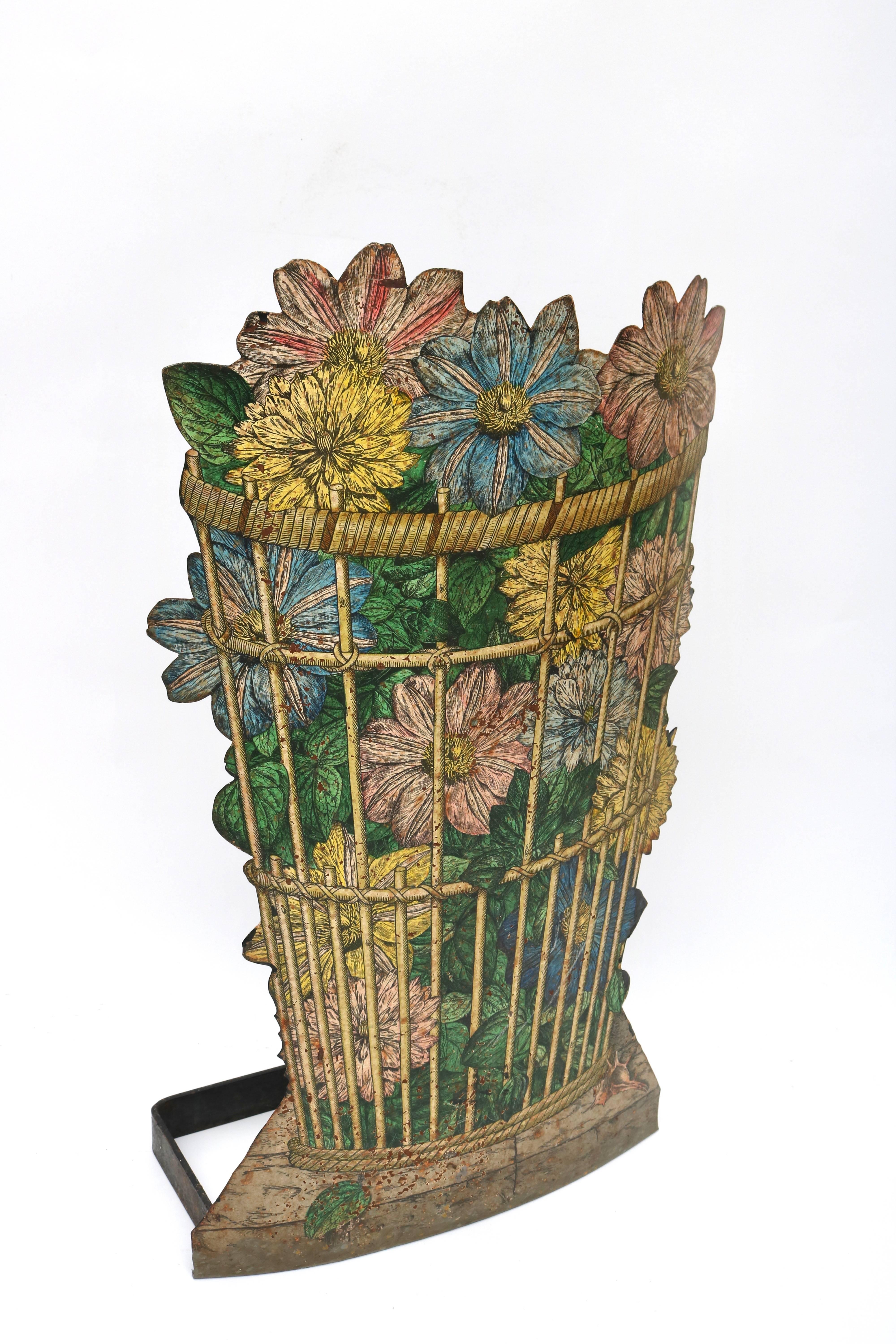 This stylish Fornasetti umbrella stand was created in the late 1950s-1960s and will make the perfect addition for your entry foyer or perhaps mud-room. 

For best net trade price or additional questions regarding this item, please click the