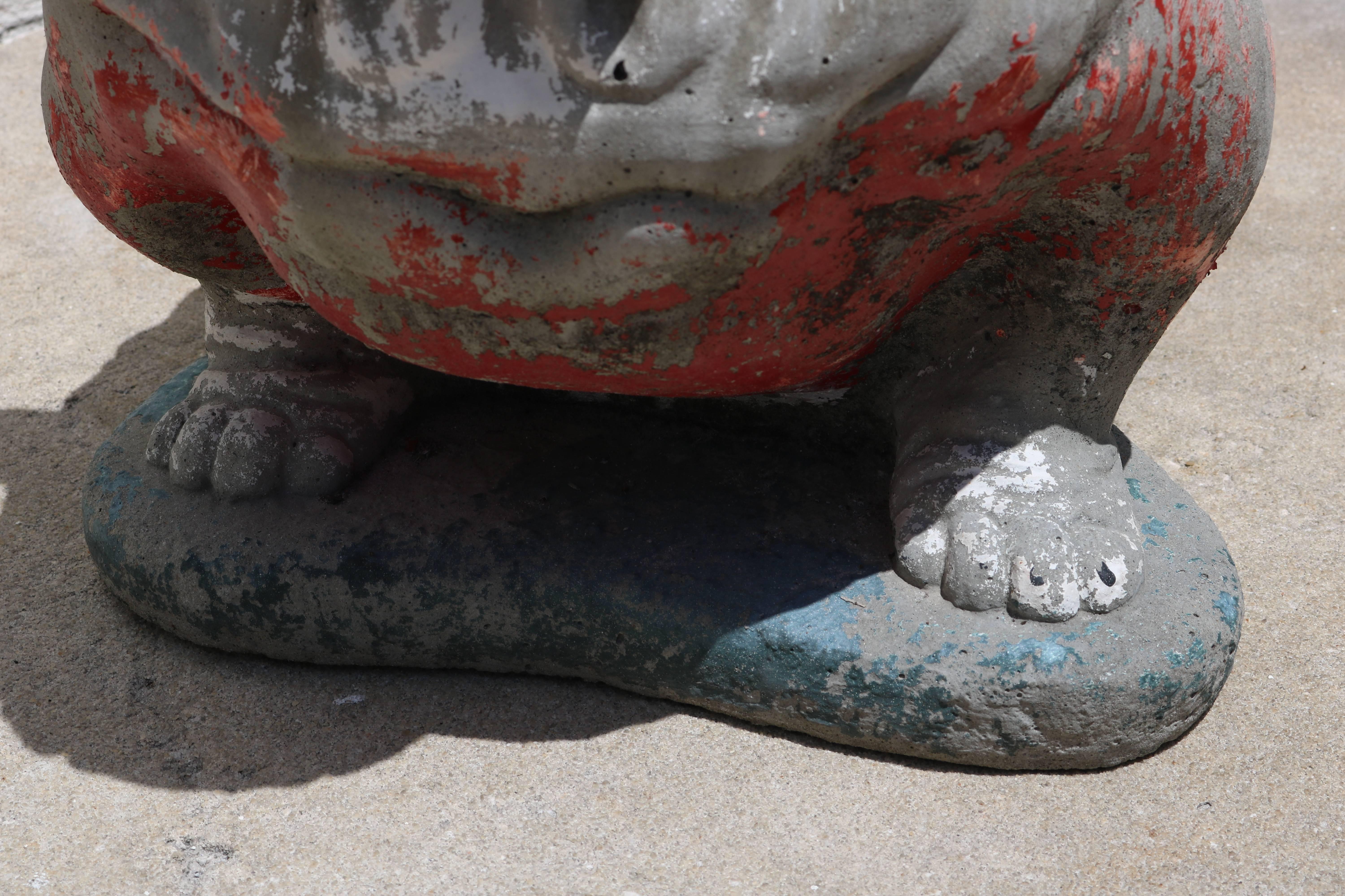 concrete uga bulldog statue