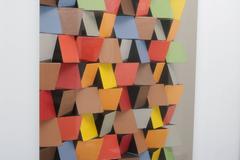 Framed Limited Edition Artwork Titled "COLORS-705" by Cicero Silva