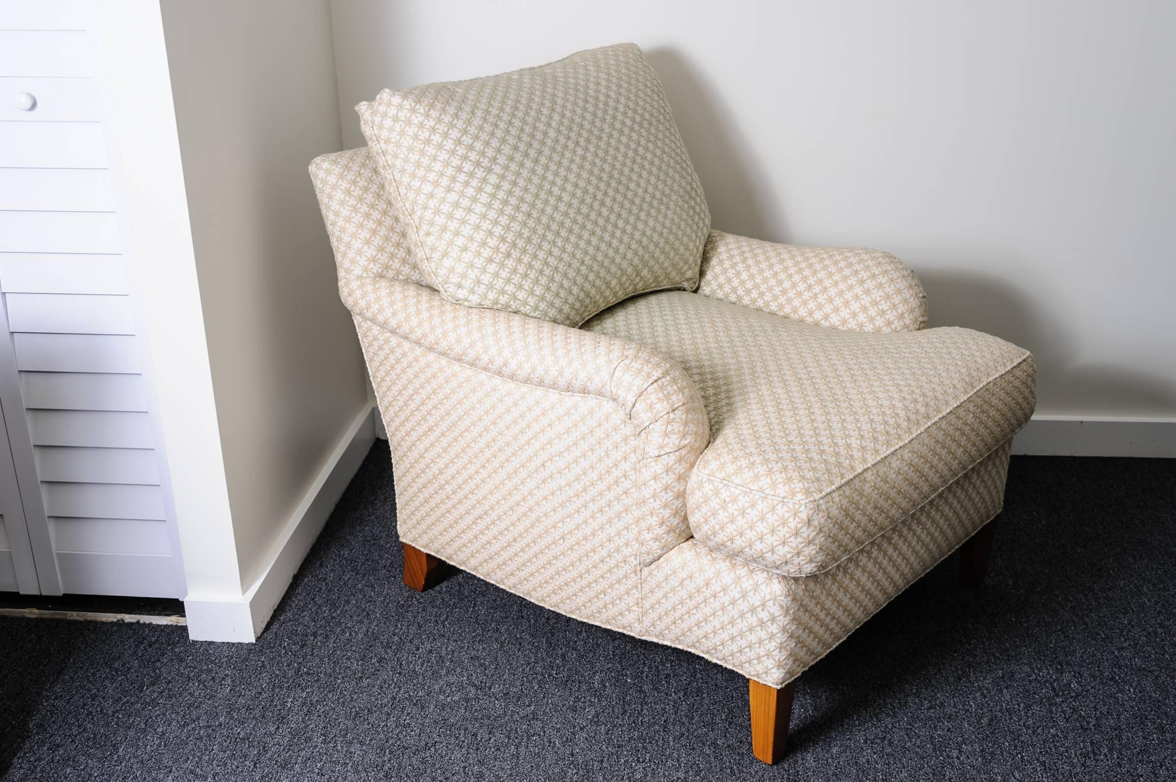 American Club Chair and Ottoman