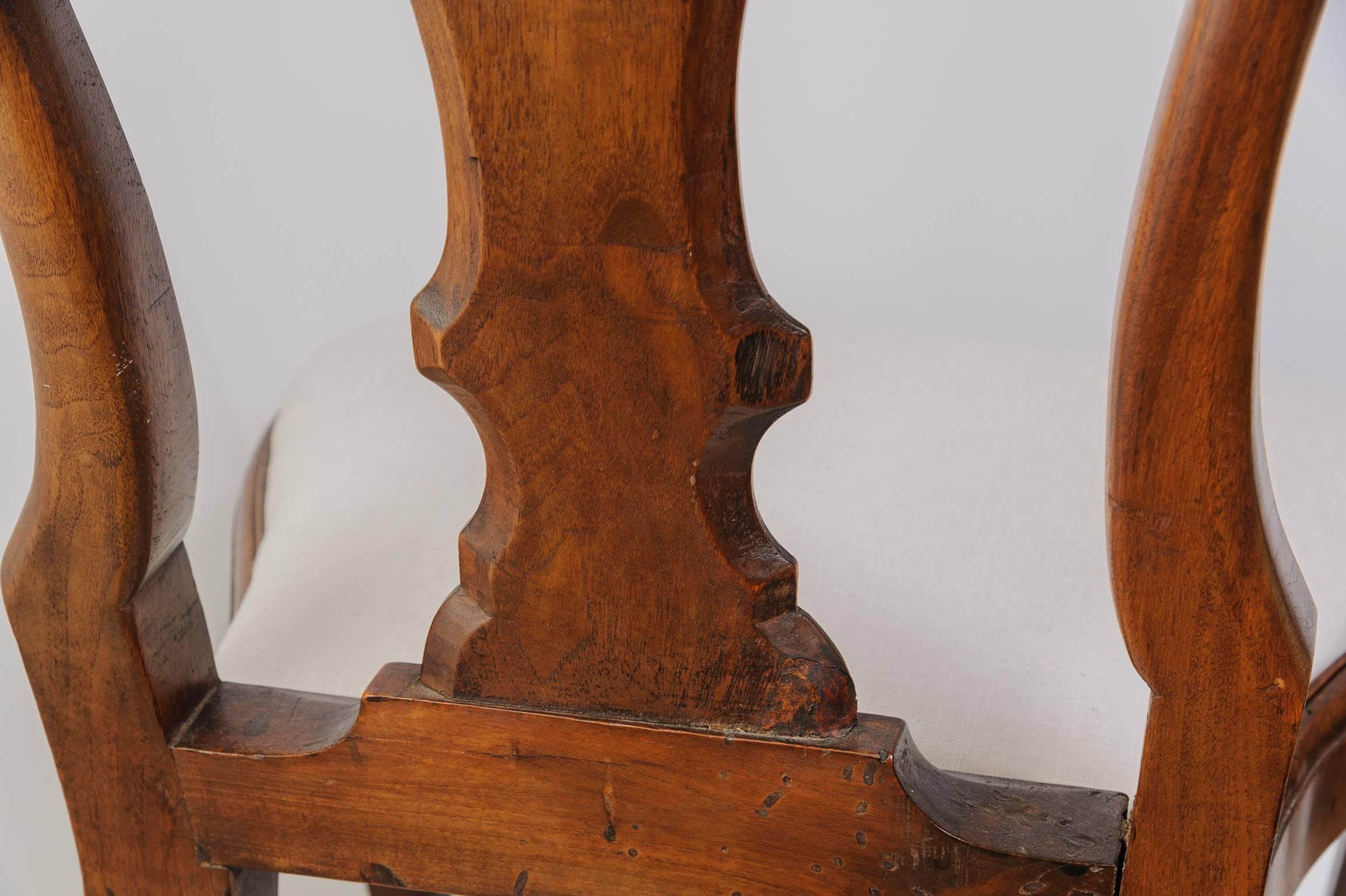 19th Century  Queen Anne Dining Chairs For Sale