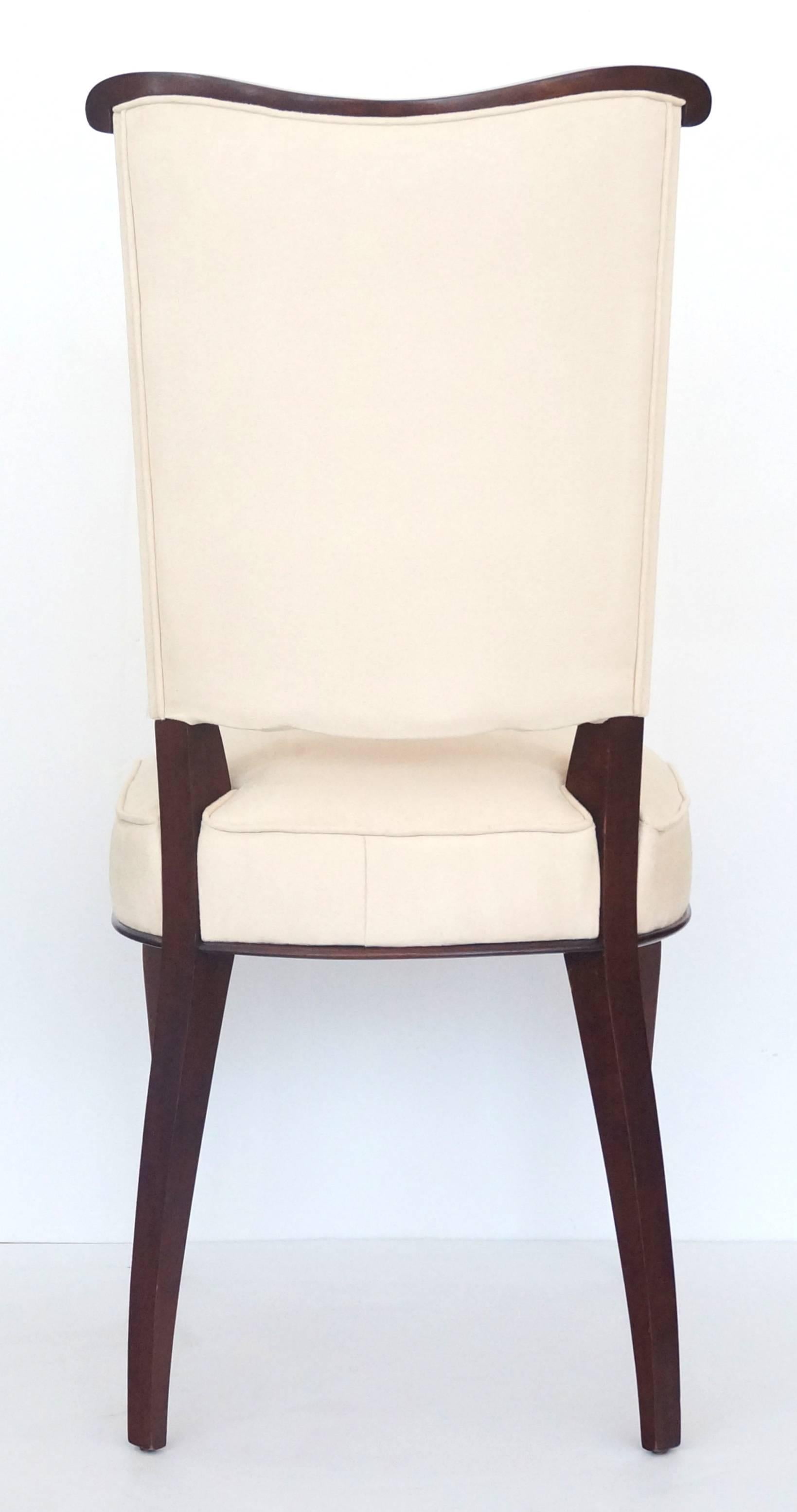 Italian Set of Six Dining Room Side Chairs