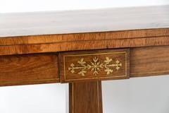 George IV Rosewood and Brass Games Table
