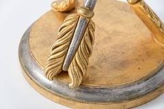 Neoclassical, Empire Style Round End Table with Arrow Motif