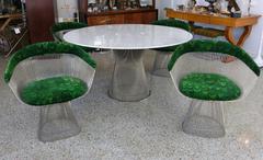 Four Piece Platner Table and Chairs