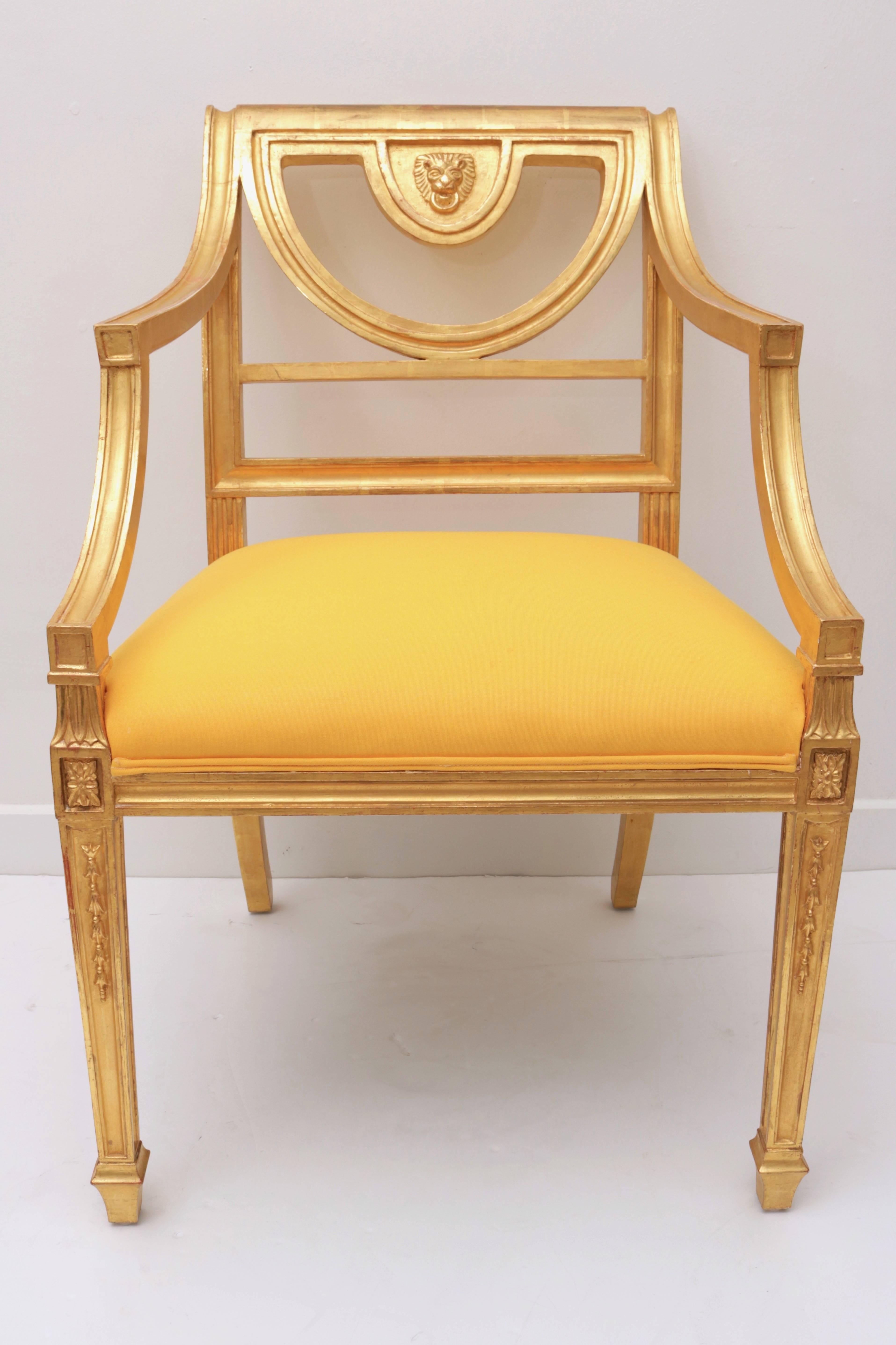 Set of 16 Hollywood Regency Style Dining Chairs ‘12-Arm and Four Side Chairs’ In Excellent Condition In West Palm Beach, FL
