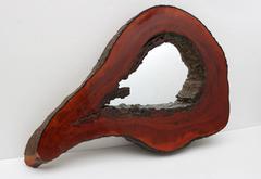 Cypress Tree Biomorphic Form Wall Mirror