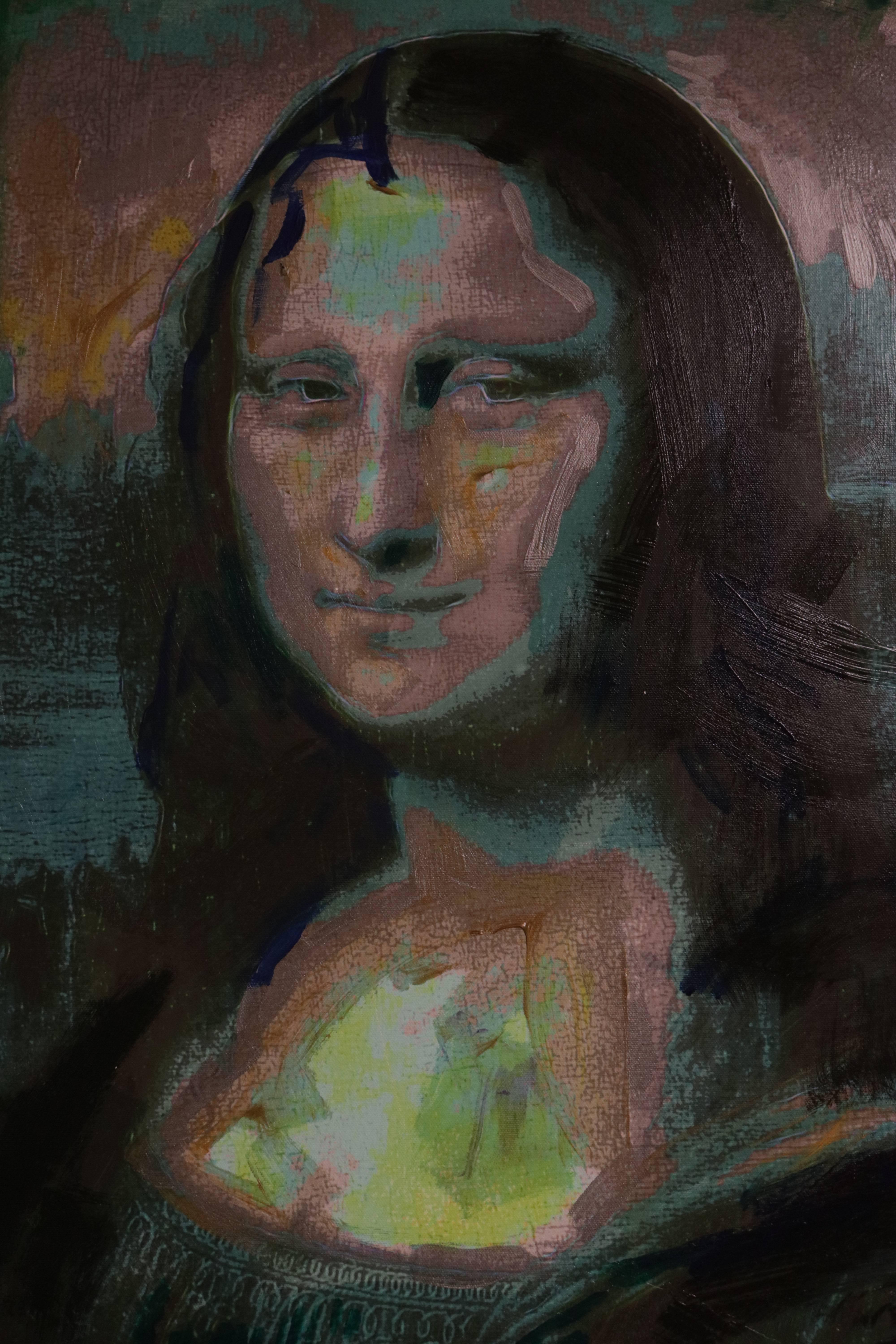Modern Giclee Painting of the Mona Lisa