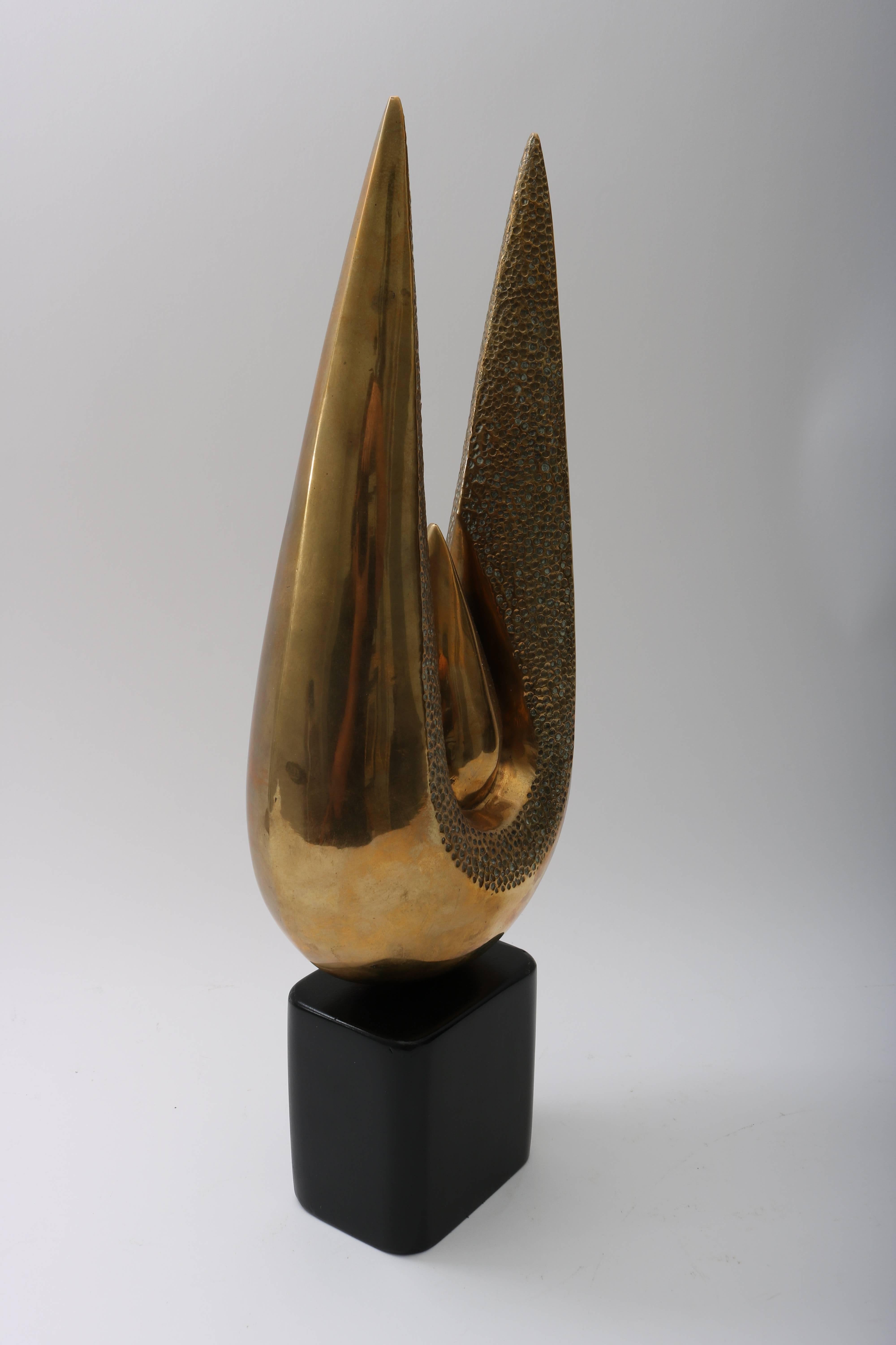 20th Century Mid-Century Modern Thai Bronze Sculpture, Signed and Numbered Surawongse, 3/1000