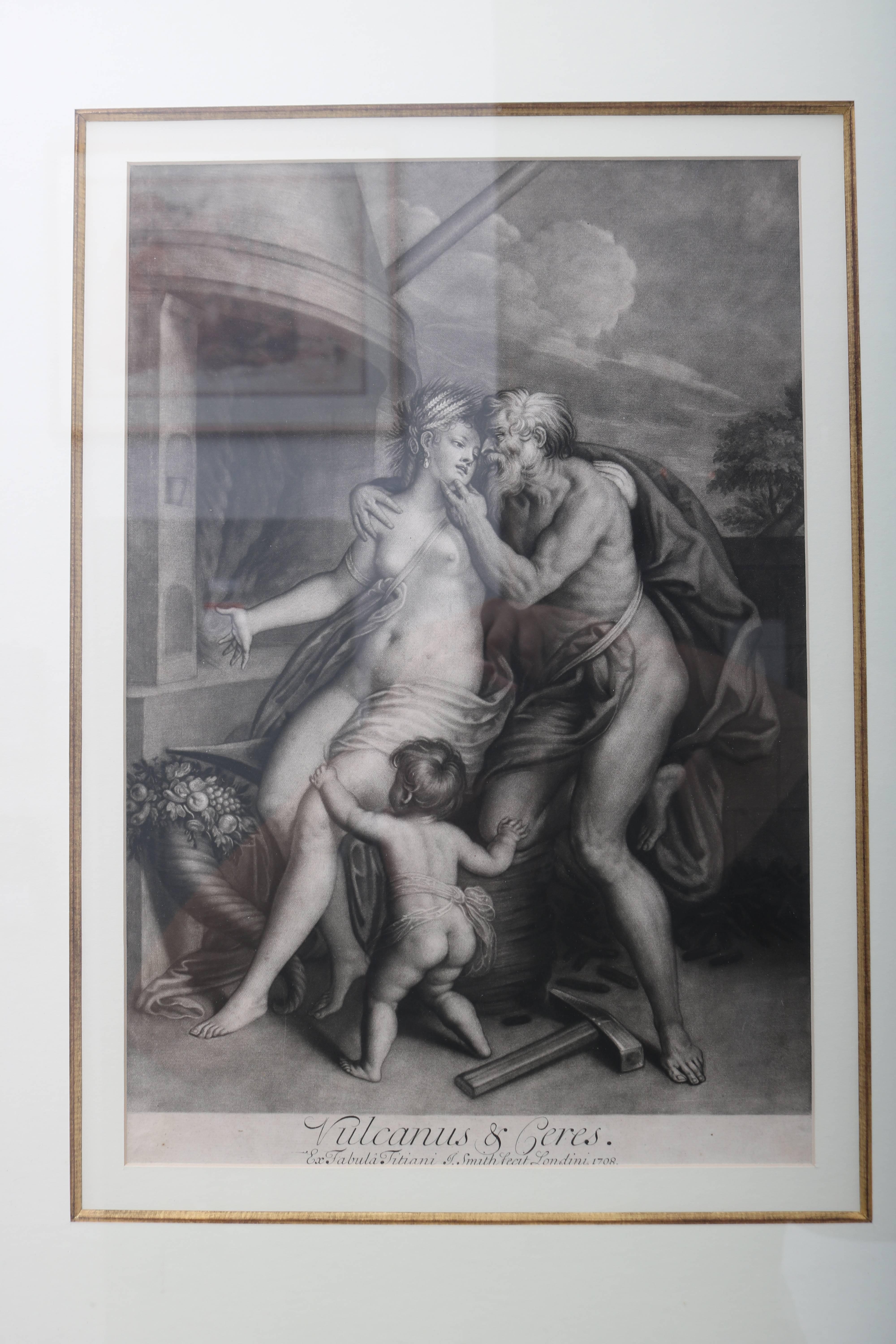Set of Three Neoclassical Allegorical Engravings of Titian 1