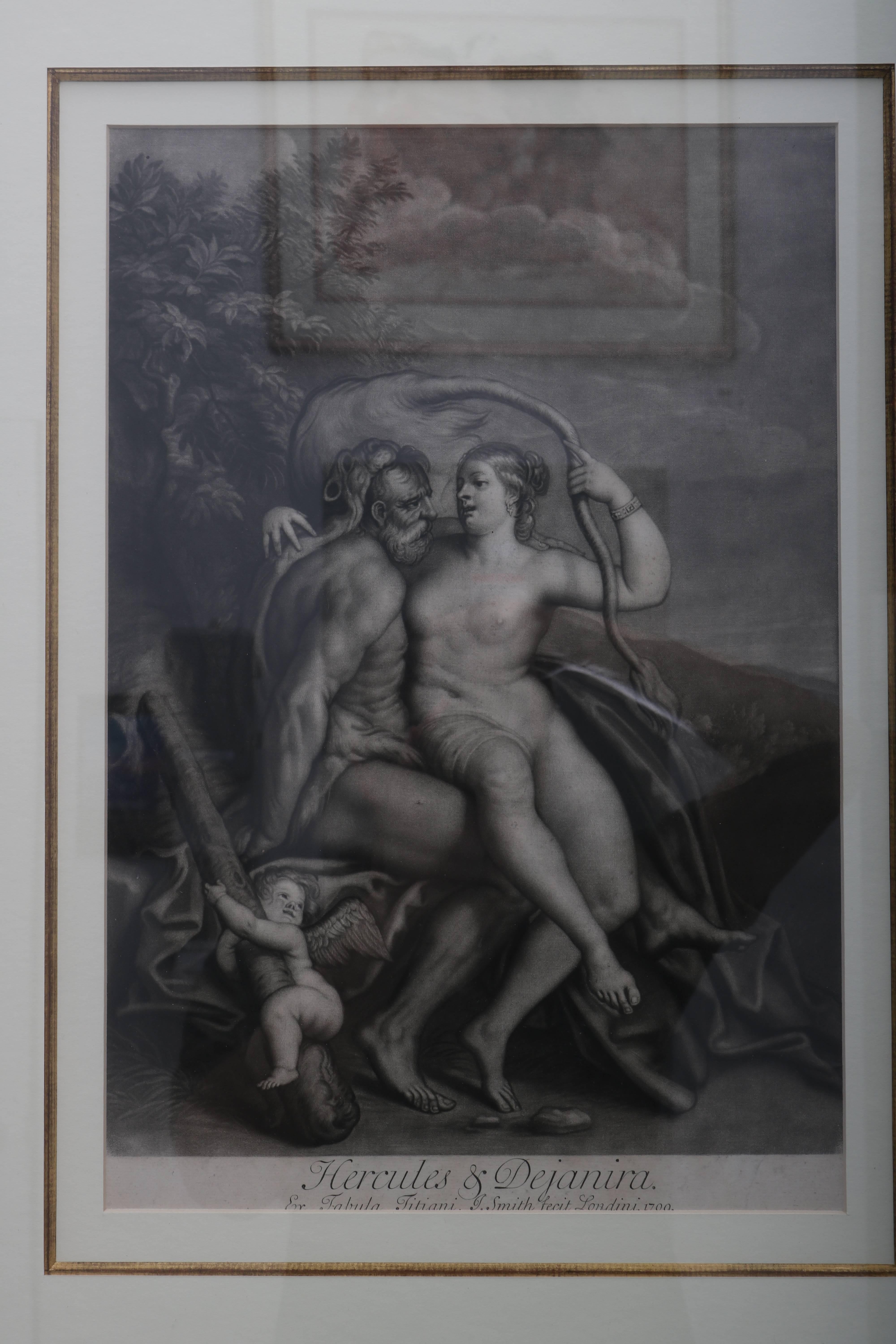 18th Century Set of Three Neoclassical Allegorical Engravings of Titian