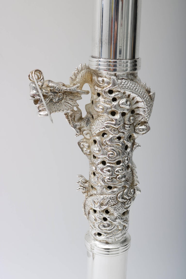 Pair of Silver Plated Art Deco Champagne Buckets with Stands at 1stDibs