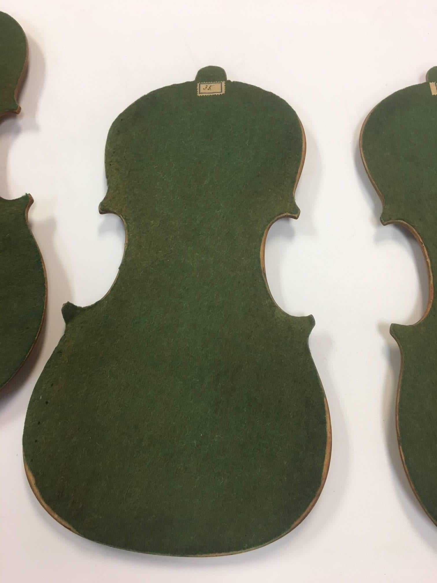 Set of Two Framed 19th Century Violin Backs 5