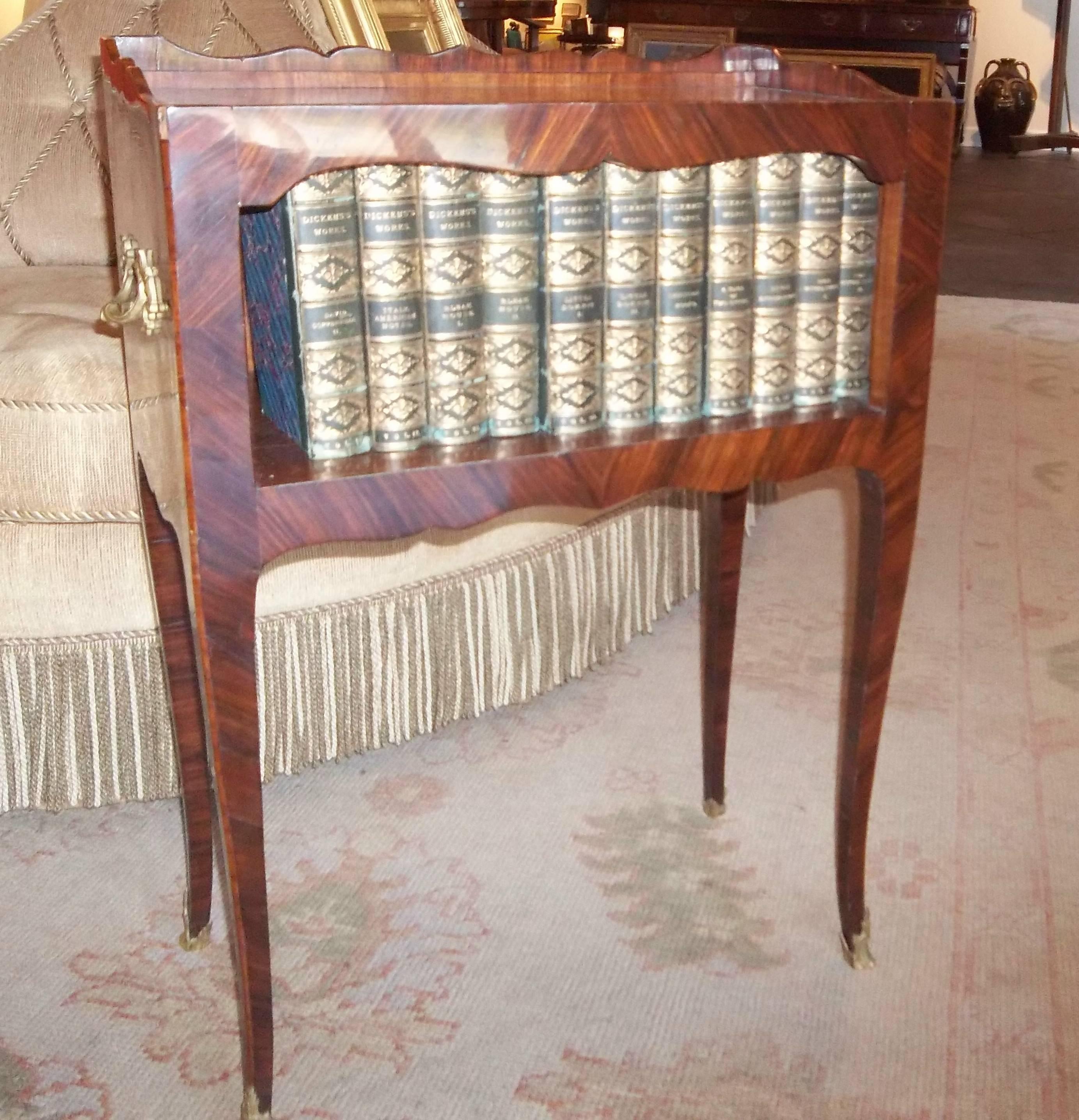 Kingwood and Tulipwood Side or Book Table 4
