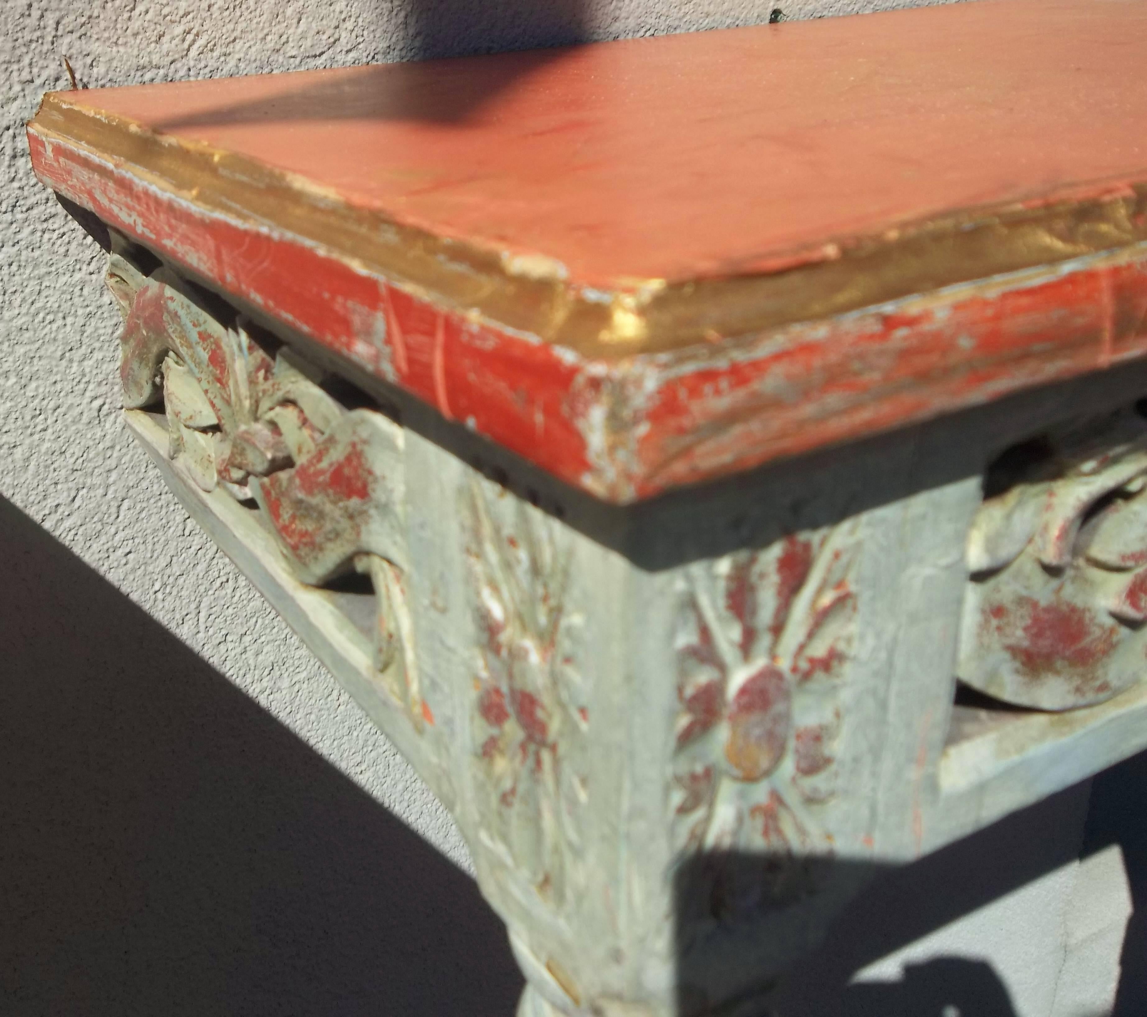 Pair of Louis XVI Style Painted Consoles In Good Condition In Nashville, TN