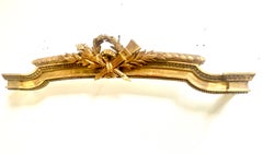 Gilded Wood Overdoor or Canopy, Louis XVI Style, circa 1900
