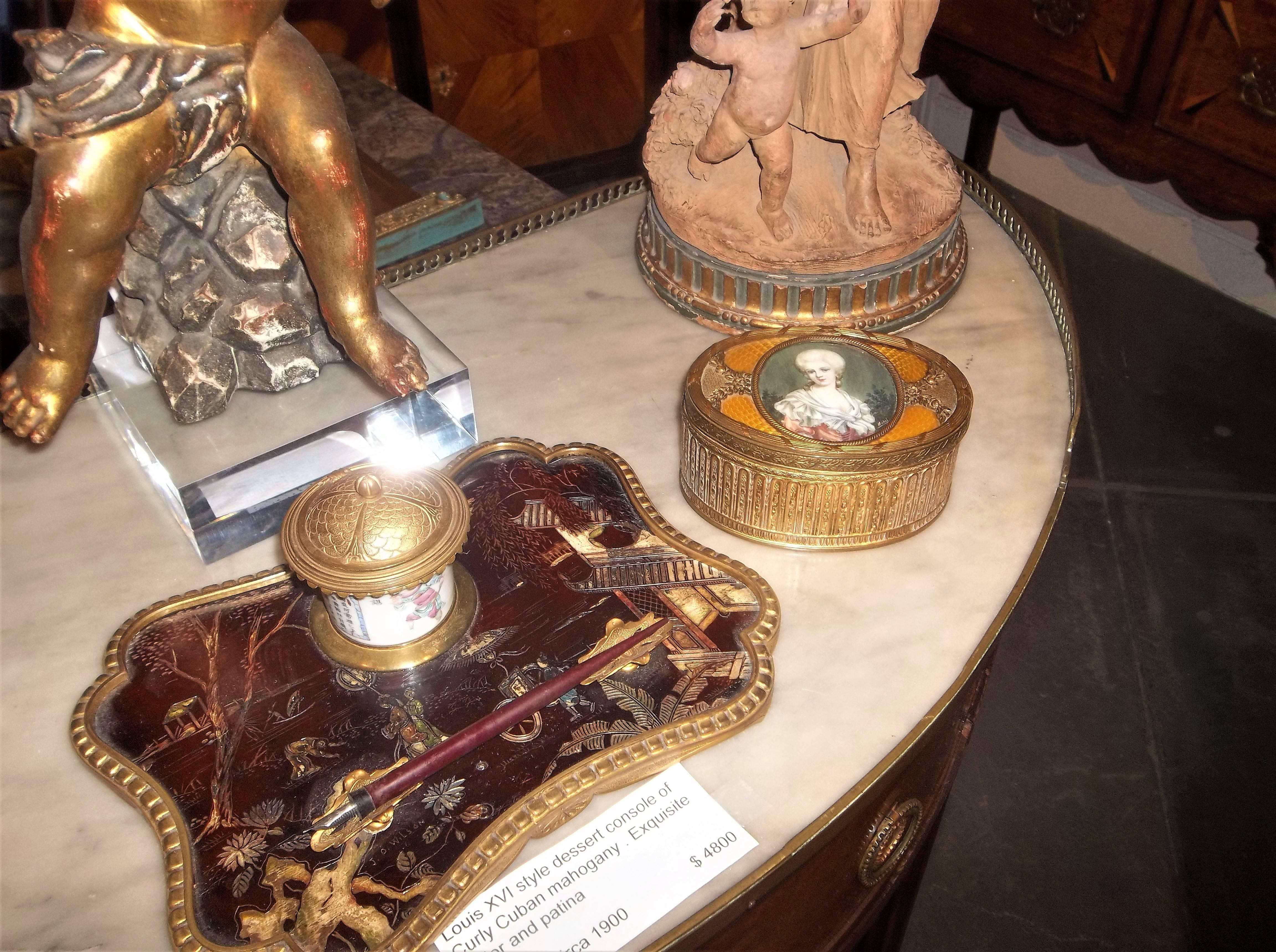 Louis XVI Style Gilt Bronze and Guilloche Enamel Box 3