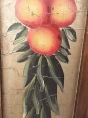 Italian Trumeau with Inset Panels of Fruit