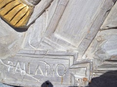 Grand Tour Style Italian Carved Temple Ruins, Stamped 'Palladio'