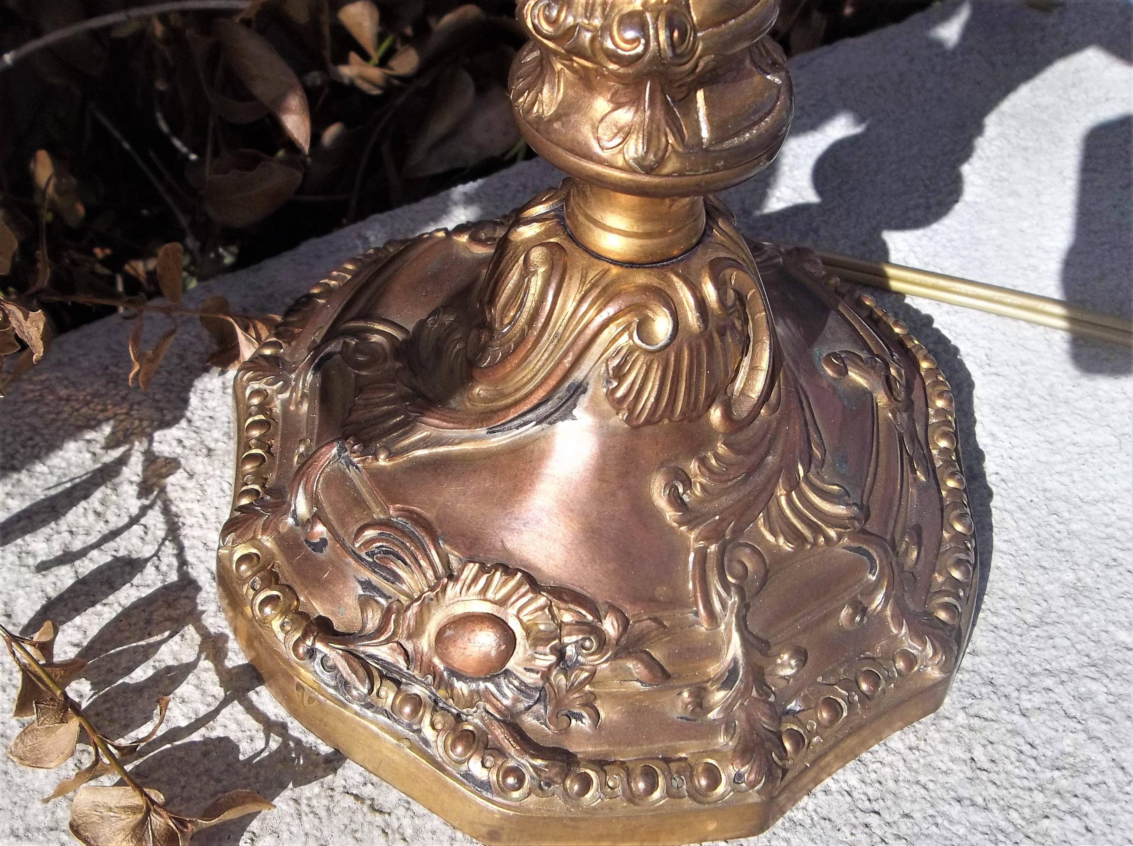 Pair of Louis Xv Style Gilt Bronze Candelabra Now Wired as Girandoles 1
