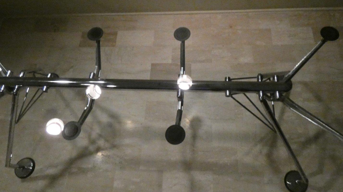 Acciaio inossidabile Tavolo Nomos di Norman Foster per Tecno, anni '80 in vendita
