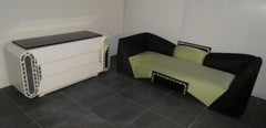 Sofa and Chest of Drawers Set by Manuel Da Costa for Arpex, Italy, 1980s