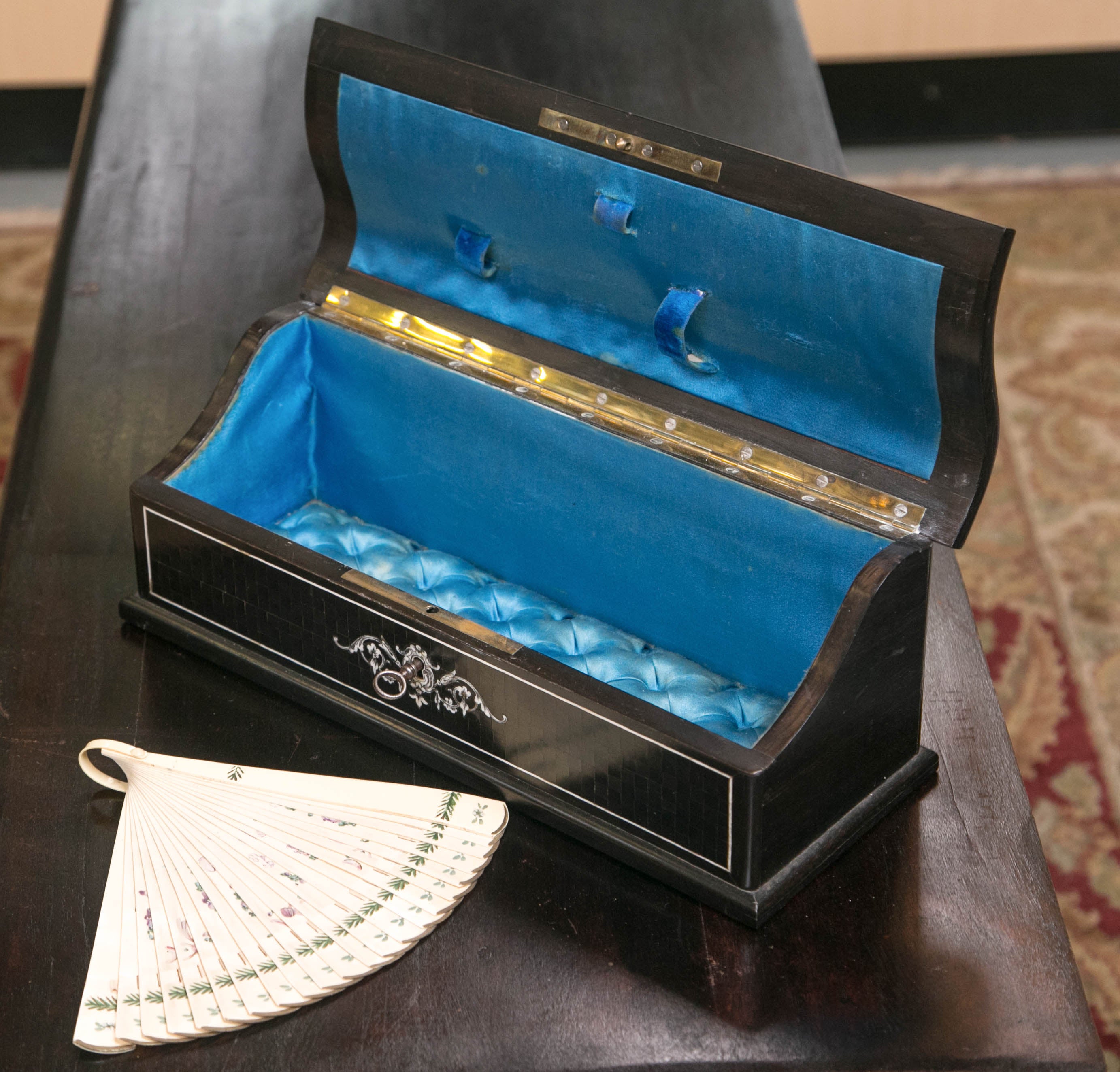 ivory jewelry casket