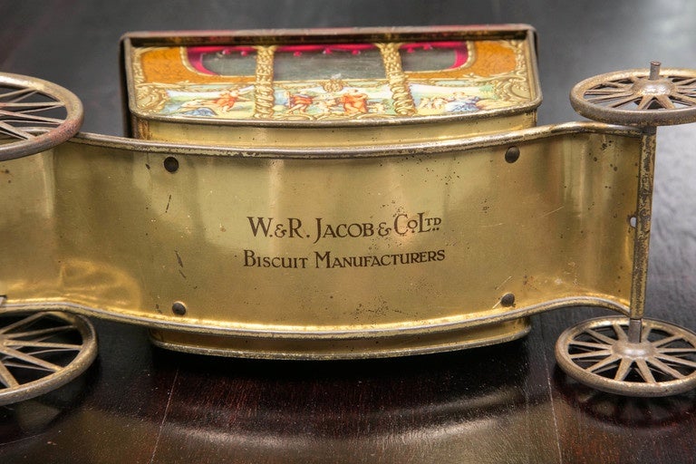 w & r jacob & co biscuit tin