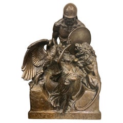 Antique Bronze Honoring President William H. Taft Arbitration Treaties of 1919