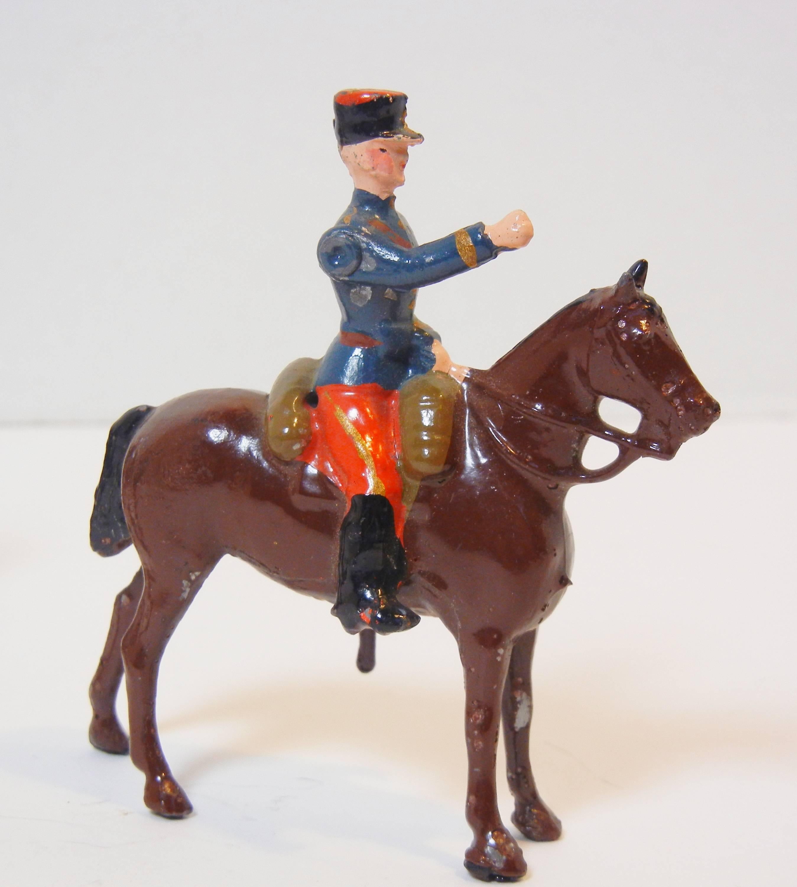 Hand-Painted French Foreign Legion, Vintage Toy Soldiers by W. Britain Ltd
