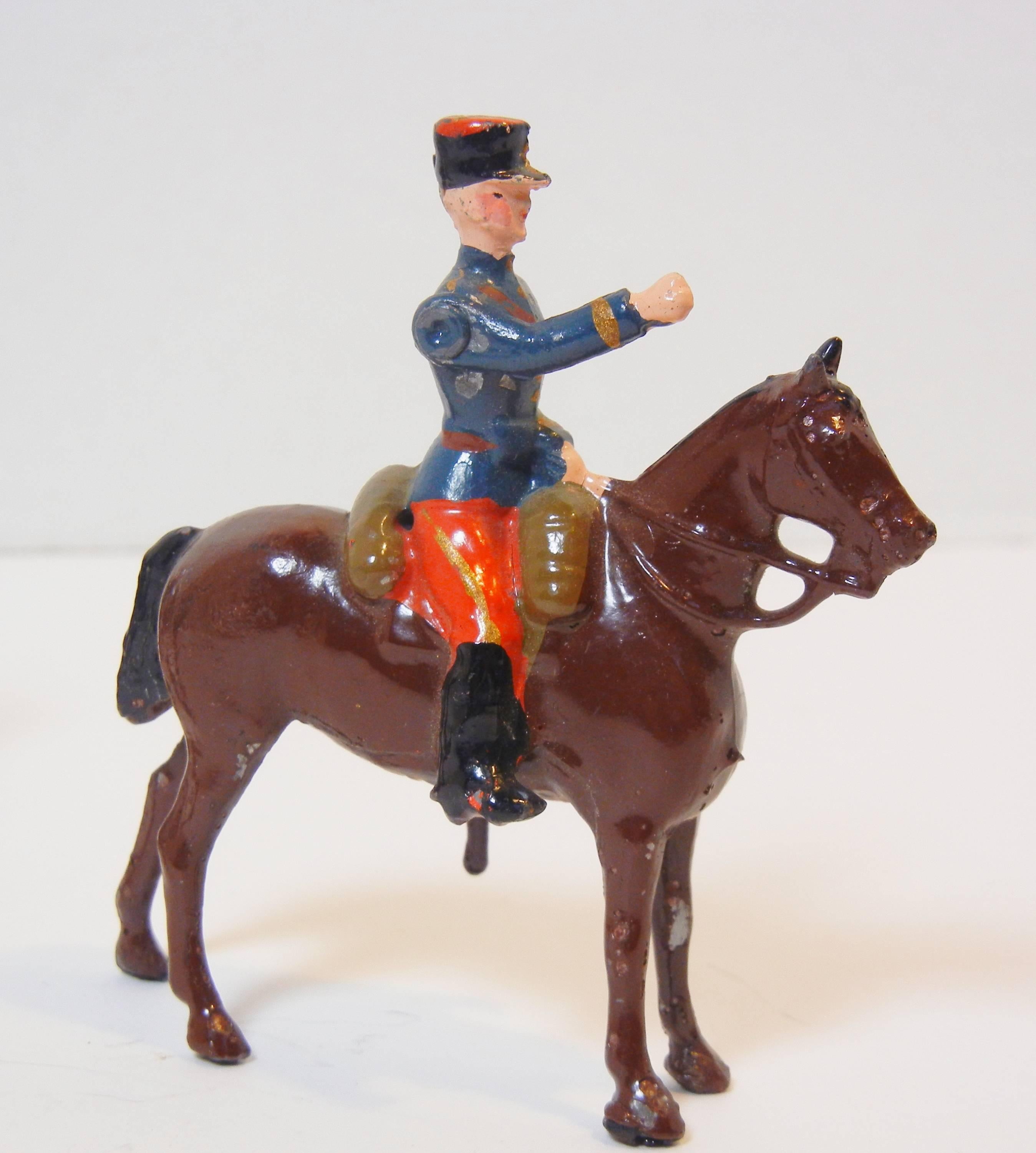 Cast French Foreign Legion, Vintage Toy Soldiers by W. Britain Ltd