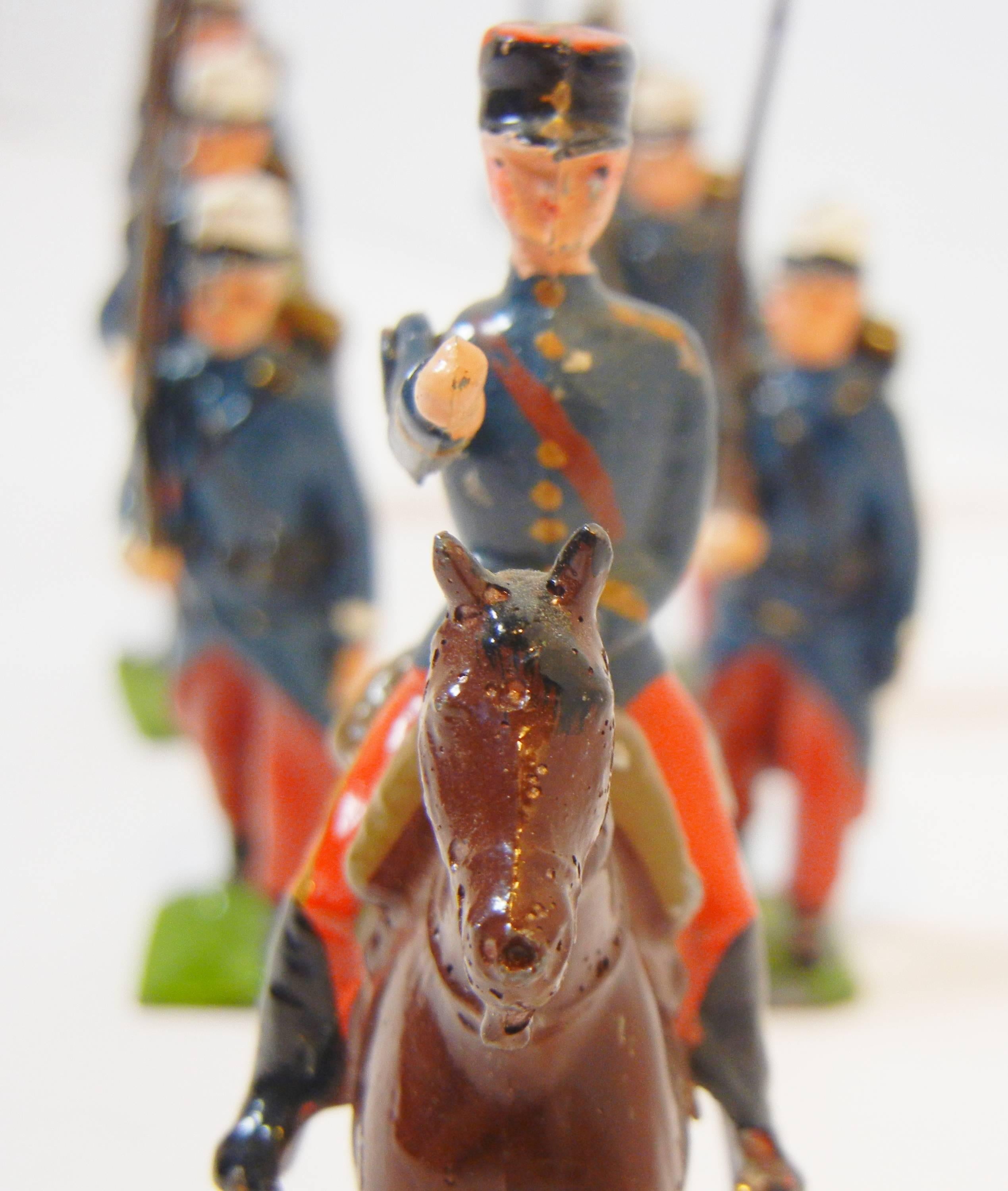 French Foreign Legion, Vintage Toy Soldiers by W. Britain Ltd In Good Condition In Quechee, VT