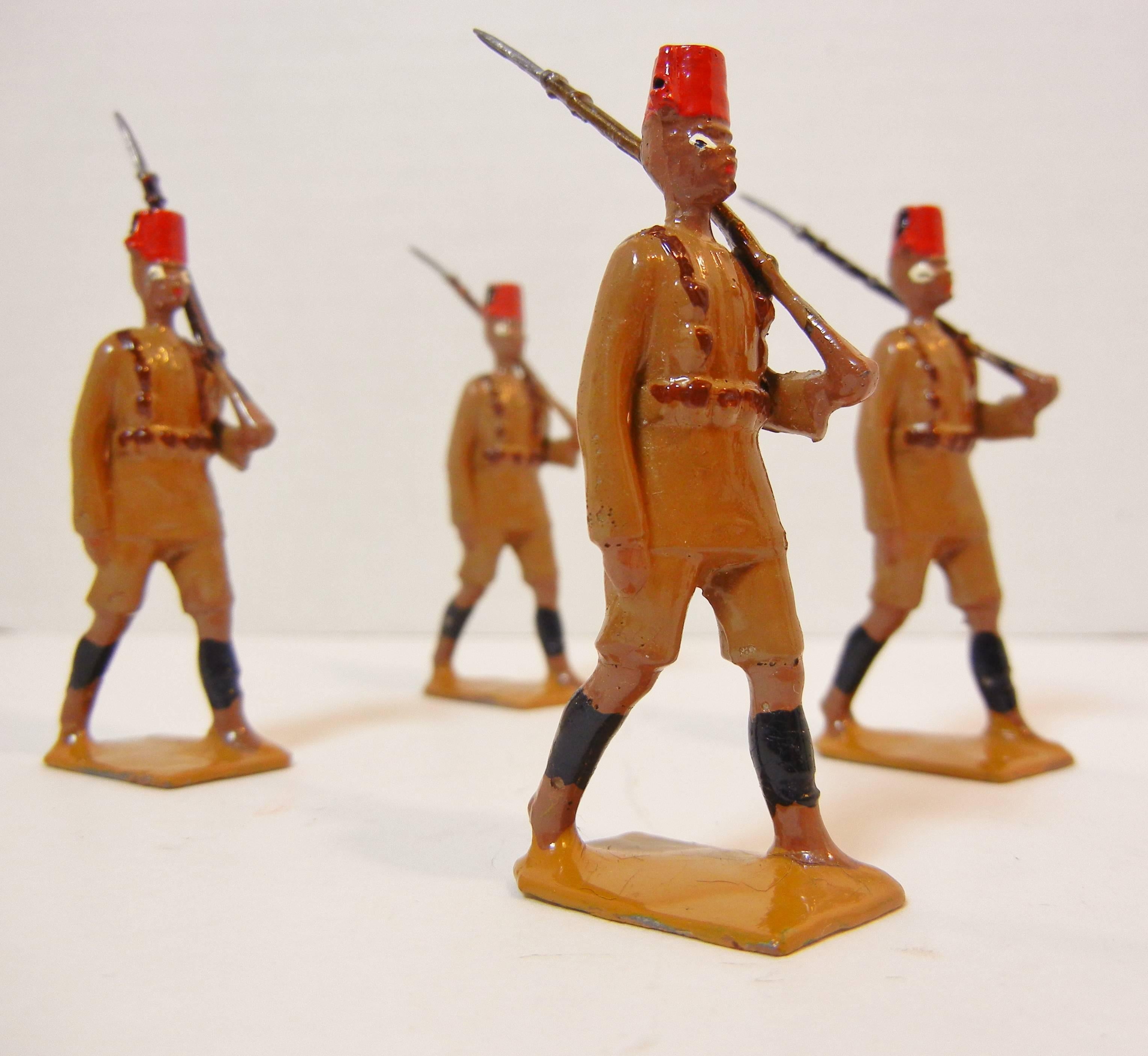 Edwardian King's African Rifles, Vintage Toy Soldiers by W. Britain Ltd