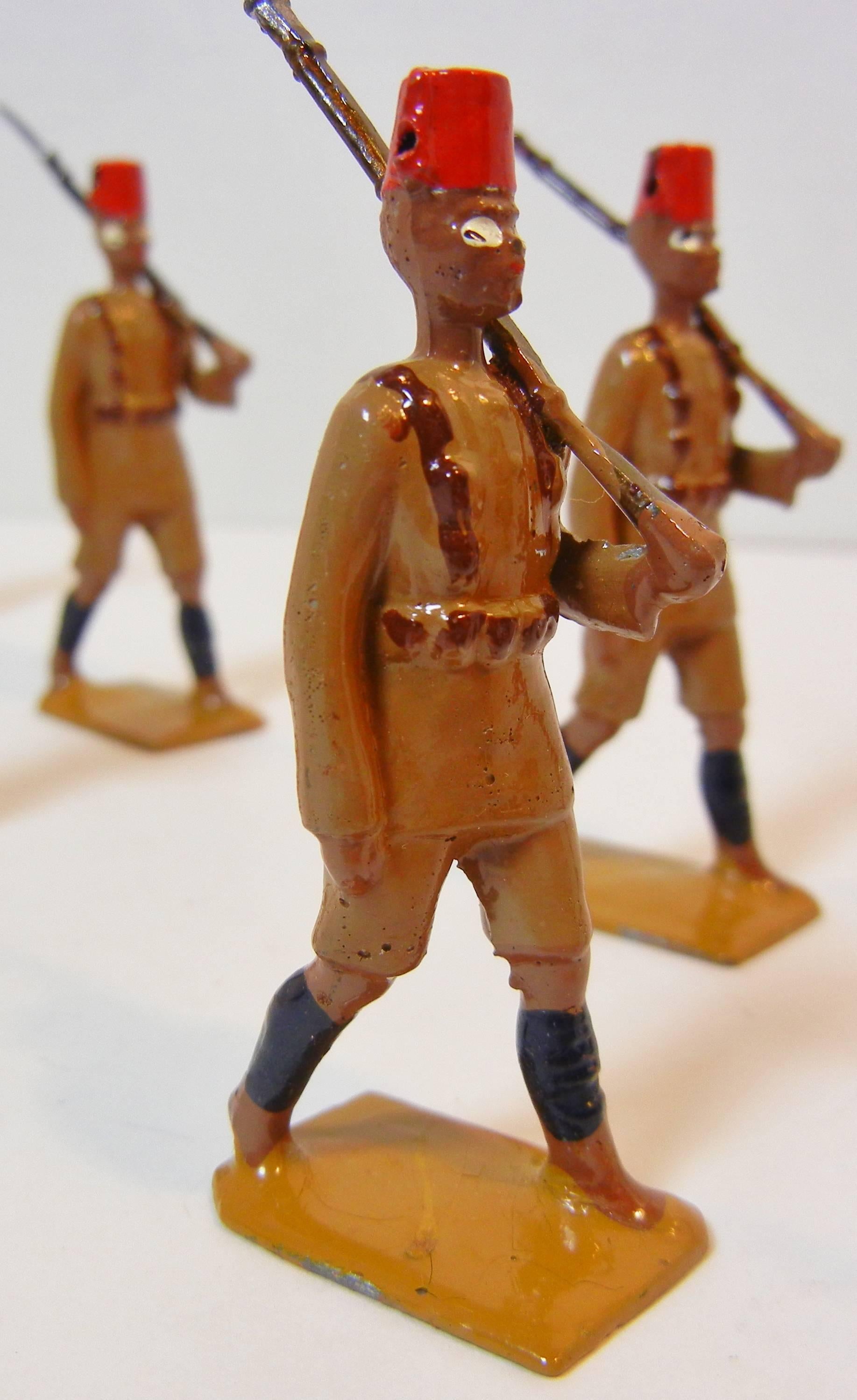 British King's African Rifles, Vintage Toy Soldiers by W. Britain Ltd
