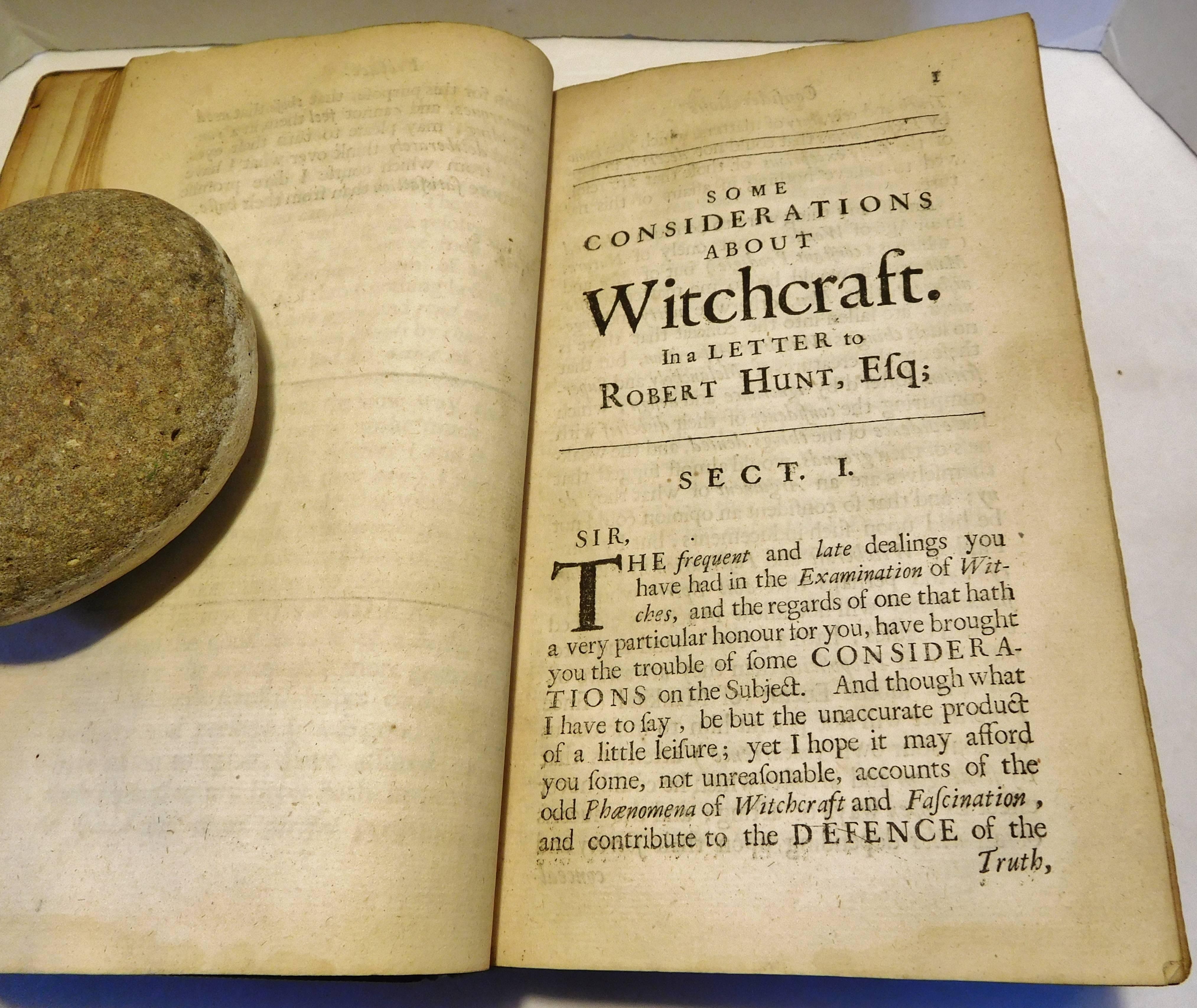 British Glanvil's Book on the Real Existence of Witches, 