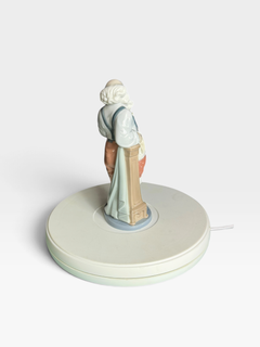 Limited Edition Lladró glossy porcelain figurine titled "Santa's Busiest Hour"