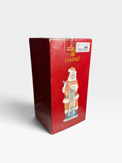 Figura de porcelana «La lista de Papá Noel» de Lladró, con caja de autenticidad y documentación