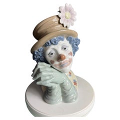 Lladro Melancholy Clown Bust Limited Edition