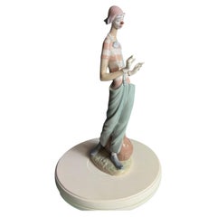 Lladro porcelain piece is the "Clown in Love" figurine