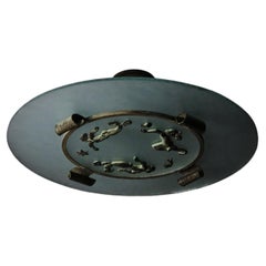 Swedish designer ceiling lamp '1252' by Bjerkås Armatur, 1940s