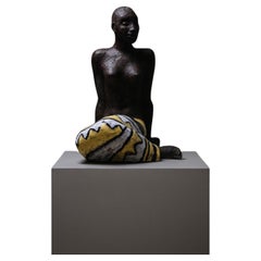Steingutskulptur aus Steingut von Vicke Lindstrand für Upsala-Ekeby, Schweden, 1950er Jahre